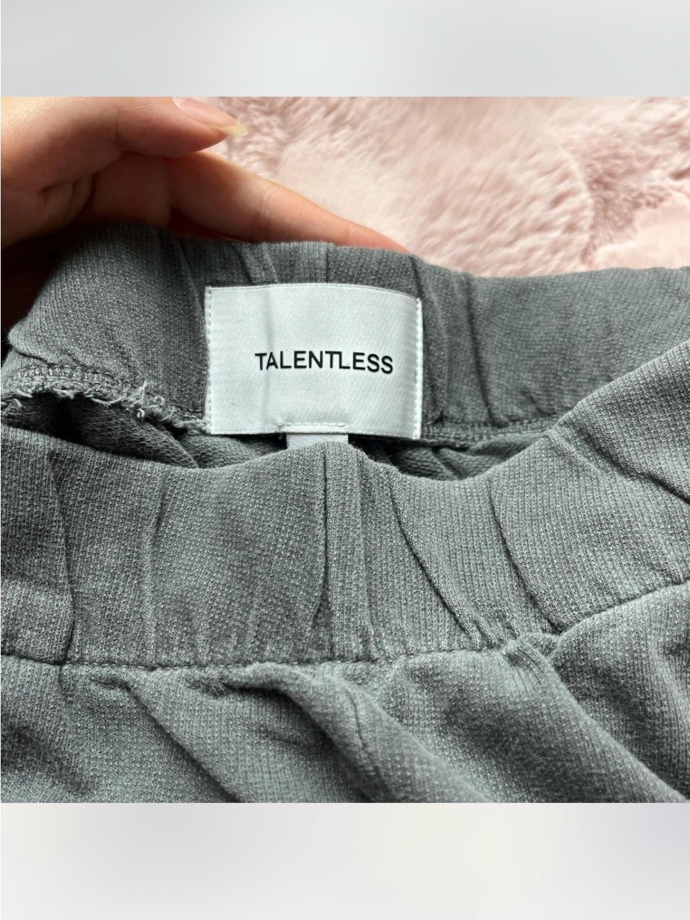 TALENTLESS Straight Leg Pants in Gray